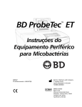BD ProbeTec™ ET Instruções do Equipamento Periférico para