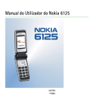 Manual do Utilizador do Nokia 6125