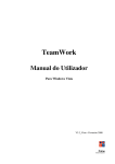 TeamWork Manual do Utilizador Para Windows Vista