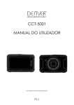 CCT-5001 MANUAL DO UTILIZADOR