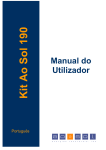 Manual do Utilizador