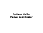 Optimus Malibu Manual do utilizador