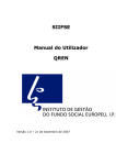 SIIFSE Manual do Utilizador QREN