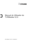 Manual do Utilizador do TVRMobile V2.0