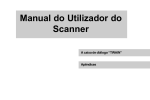 Manual do Utilizador do Scanner