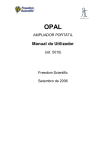 Manual do Ampliador OPAL