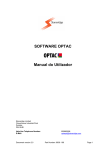 SOFTWARE OPTAC Manual do Utilizador