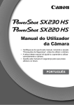 Manual do Utilizador da C&acirc;mara