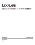 Manual do Utilizador do Lexmark S400 Series