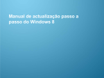 Manual de actualização para o Windows 8