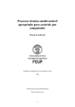 Processo térmico multivariável apropriado para controlo por