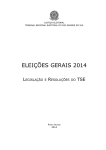 Manual Eleições Gerais 2014 - Tribunal Regional Eleitoral do Rio