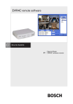 DVR4C remote software - Bosch Security Systems