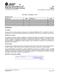 Sistemas SYNCHRON CX CA Ficha de Informação Química Cálcio