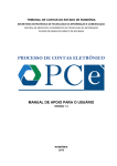 Manual de Apoio ao Usu&aacute;rio - TCE-RO