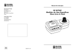 Manual de Utilização - Hanna Instruments Portugal