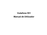 Vodafone 351 Manual de Utilizador