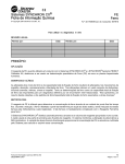 Sistemas SYNCHRON CX FE Ficha de Informação Química Ferro