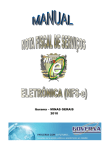 Nota Fiscal de Serviços Eletrônica