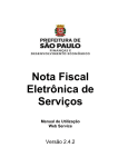 Baixe o texto em PDF - Nota Fiscal Paulistana