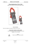 Pinças Multimétricas F11N e F13N