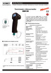 Catálogo do pirômetro infravermelho portátil KIRAY200