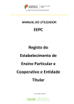 SIGRHE-&ldquo;Registo do EEPC e Entidade Titular&rdquo;