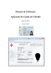 Manual de Utiliza&ccedil;&atilde;o Aplica&ccedil;&atilde;o do Cart&atilde;o de Cidad&atilde;o