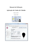 Manual de Utilização Aplicação do Cartão de Cidadão