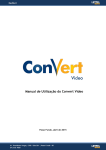 Manual de Utilização do Convert Video