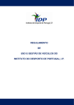 Regulamento de uso e gest&atilde;o de ve&iacute;culos da frota do IDP,I.P.