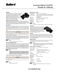 Acess&oacute;rios Bullard TACSIGHT Manual de Utiliza&ccedil;&atilde;o www.bullard.com
