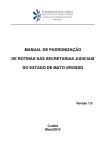 Manual de Padronização de Rotinas das Secretarias