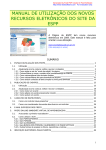 manual de utilização dos novos recursos eletrônicos do site da espp