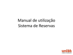 Manual de utilização Sistema de Reservas - Uni-BH