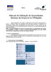 Manual de Utilização do Gnomebaker (Backup de Arquivos no