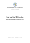 Manual de Utilização