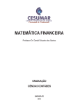 MATEMÁTICA FINANCEIRA