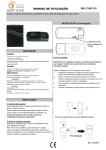 MANUAL DE UTILIZAÇÃO Réf: CAR-110