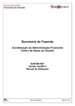 Manual de utiliza&ccedil;&atilde;o do sistema SIAFEM.NET &Iacute;ndice