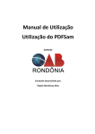 Manual de Utilização Utilização do PDFSam