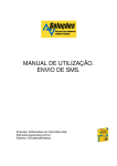 MANUAL DE UTILIZAÇÃO. ENVIO DE SMS.