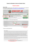 Manual de utilização do Centro de Estudos Virtual Acesso do usuário