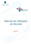 Manual Moodle aluno - Projecto UE