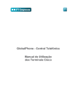GlobalPhone - Central Telefónica Manual de Utilização dos