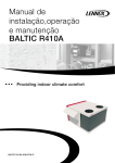 BALTIC R410A Manual de instalação,operação e manutenção