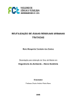 reutilização de águas residuais urbanas tratadas