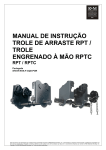 manual de instruo rpt / rptc - R&M Materials Handling equipment