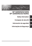 Safety Information Consignes de sécurité Información de