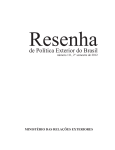 2012, 2&ordm; semestre, n&uacute;mero 111 - Minist&eacute;rio das Rela&ccedil;&otilde;es Exteriores